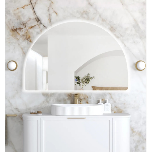 LED Moonlight Archie 800(H)x1200(W) Frameless Tuffi Mirror