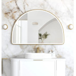 LED Moonlight Archie 800(H)x1200(W) Black Metal Frame Mirror