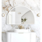 LED Moonlight Archie 800(H)x1200(W) Black Metal Frame Mirror