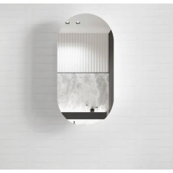 NOOSA BLACK OAK SHAVING CABINET 900x450