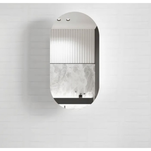 NOOSA BLACK OAK SHAVING CABINET 900x450