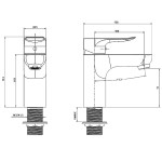 Chrome Basin Mixer-CHBM-07.BM Chrome Basin Mixer-CHBM-07.BM