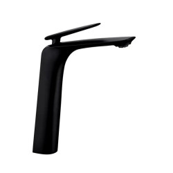 Bellino Matte Black Tall Basin Mixer-TBT202.02