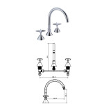 Bath/ Kitchen/ Laundry Tap for sale- MR-3K5