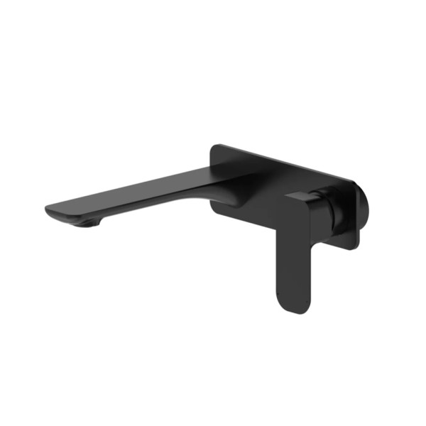 Oskar Wall Basin Mixer Matte Black TP-OWBMB
