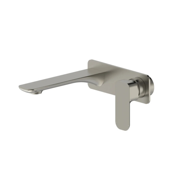 Oskar Wall Basin Mixer Brushed Nickel TP-OWBMBN
