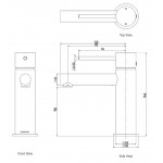 Roul Basin Mixer R12BMGM