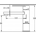 Vetto Basin Mixer V11BMBN