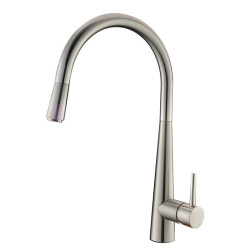 Brushed Nickel Pull Out Kitchen Mixer-BU1021.KM