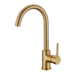 Brushed Brass Standard Kitchen Mixer-BUYG1026.KM