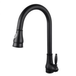 Black Pull Out Kitchen Mixer-OX1018.KM