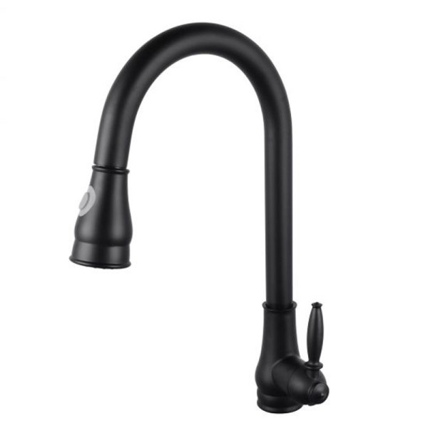 Black Pull Out Kitchen Mixer-OX1018.KM Black Pull Out Kitchen Mixer-OX1018.KM