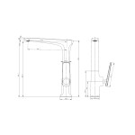 Black Kitchen Mixer-OX1036.KM Black Kitchen Mixer-OX1036.KM