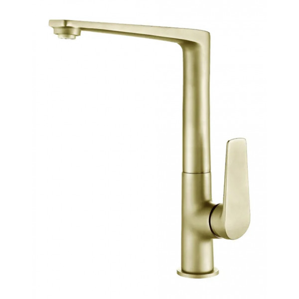 Zevio Kitchen Laundry Sink Mixer Brushed Gold Z13KMBG