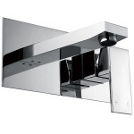 Basin and Bath Wall Mixer chrome on sale-MSQ-W03