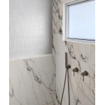 Calacatta Tile matt white and gloss white 3677H