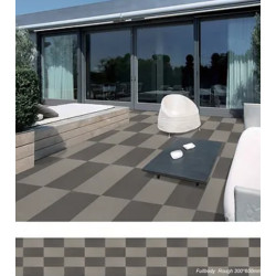 Bush Hammered Light and Dark- Slip Rating Tile- outdoor