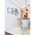 Subway Tiles-Strip tiles Matt white or Gloss white WT30701