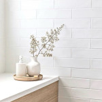 Subway Tiles-Strip tiles Matt white or Gloss white WT30701