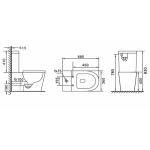 Alzano Rimless Wall Faced Toilet Suite