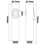 Brushed Brass ABS Toilet Bidet Spray Kit BUYG0025SE.SH Brushed Brass ABS Toilet Bidet Spray Kit BUYG0025SE.SH