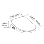 Electronic Smart Toilet Seat SMBD01