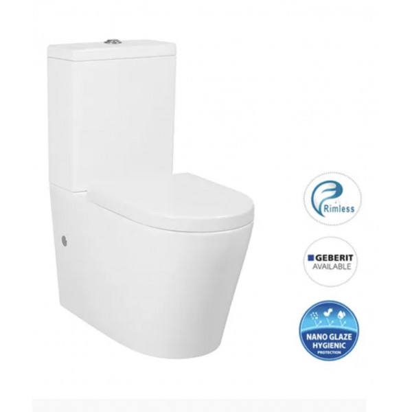Alzano Rimless Wall Faced Toilet Suite