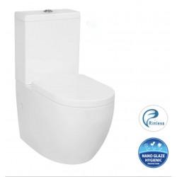 Deluso Rimless Back to Wall Faced Toilet Suite- IDTSPKRL
