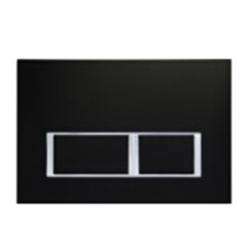R&T SQUARE BLK PUSH BUTTON