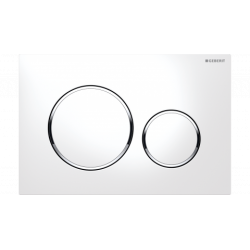  SIGMA DUAL FLUSH BUTTON RD WH