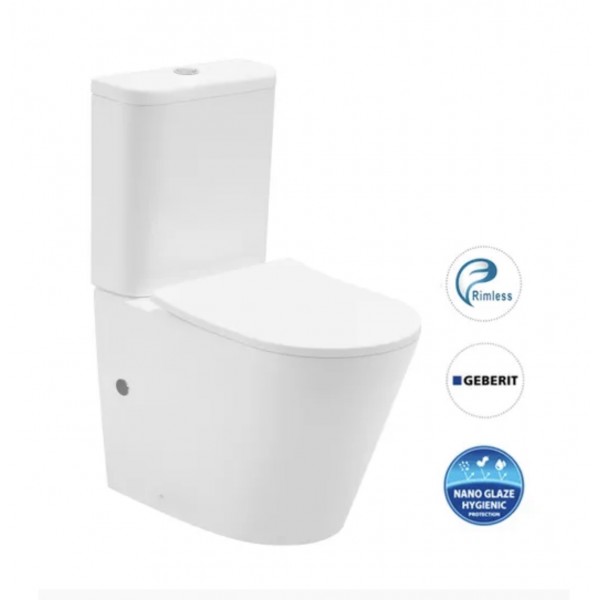 Oasis Rimless Back to Wall Faced Toilet Suite