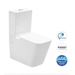 X-CUBE Rimless Back to Wall Faced Toilet Suite