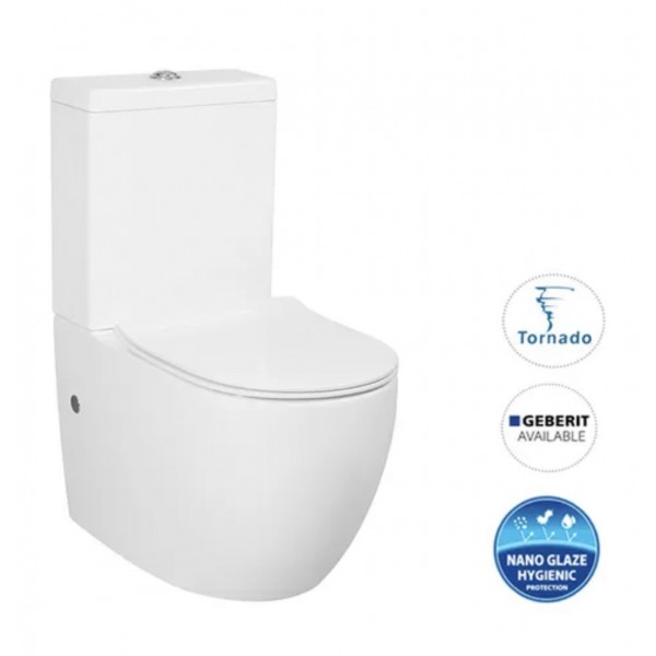 Voghera Tornado Wall Faced Toilet Suite