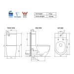 Voghera Tornado Wall Faced Toilet Suite