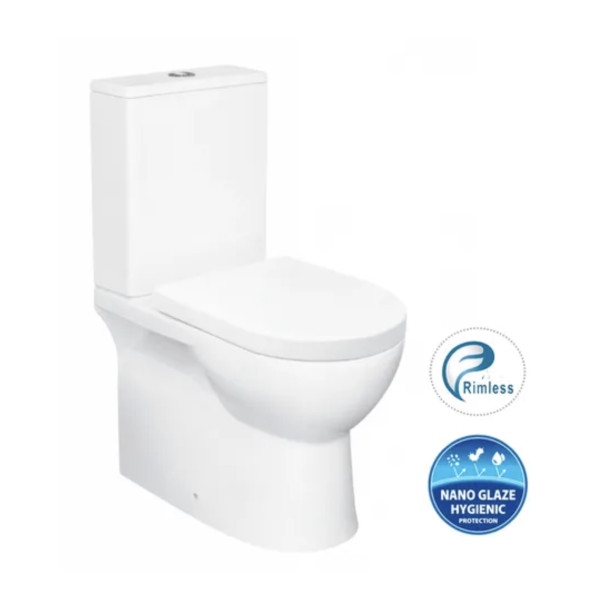 Bella Rimless Back to wall Toilet Suite
