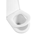 Lukka Orta 700x385x841mm Gloss White Tornado Rimless Back to Wall Toilet Suite