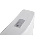 Lukka Orta 700x385x841mm Gloss White Tornado Rimless Back to Wall Toilet Suite