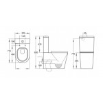 Stella Smart Rimless Multifunctional Toilet  KDK002R+SMBD001