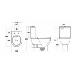 KDK018 Skew Toilet Suite