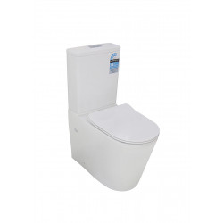 KDK600 Rimless Compact Back to Wall Toilet Suite