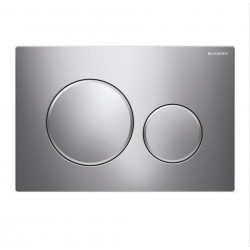 KDK Round Matte Chrome Push plate – Sigma20KH