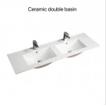 Byron natural oak double vanity 1200x460x550