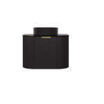 Fluted Items Package sale-Black 600mm Vanity, Shaving Cabinet, Toilet, Bath