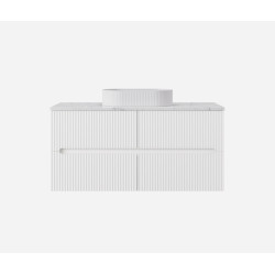Cabarita Morden Wall Hung PVC Cabinet, Matte White LK-MC1200W-MW
