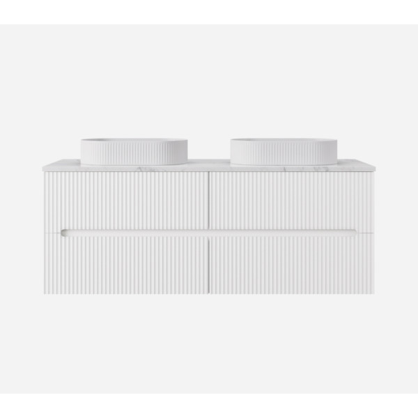 Cabarita Morden Wall Hung PVC Cabinet, Matte white LK-MC1520W-MW