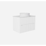 Cabarita Morden Wall Hung PVC Cabinet, Matte White LK-MC750W-MW