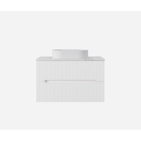 Cabarita Morden Wall Hung PVC Cabinet, Matte White LK-MC900W-MW