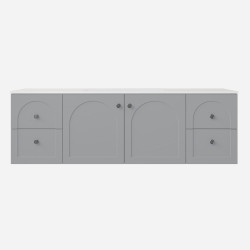 Chester Federation wall hung PVC Cabinet LK-FC154W-GY