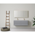 LK-FH1521NW  New Hamilton Federation Slim Wall Hung Cabinet White/Grey/Black