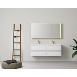 LK-FH1521NW  New Hamilton Federation Slim Wall Hung Cabinet White/Grey/Black